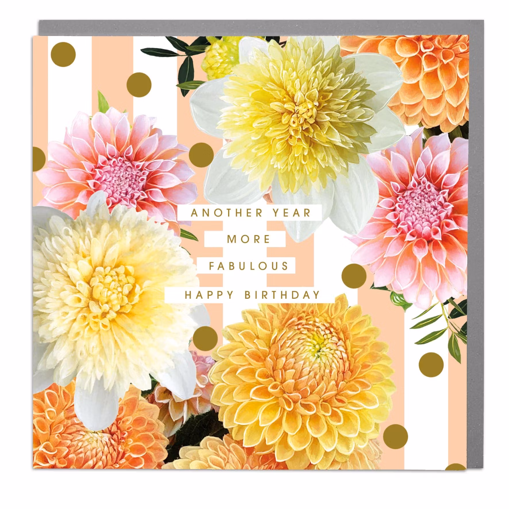 Card Dahlia Beach Another Year More Fab HBD