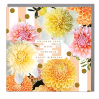 Card Dahlia Beach Another Year More Fab HBD