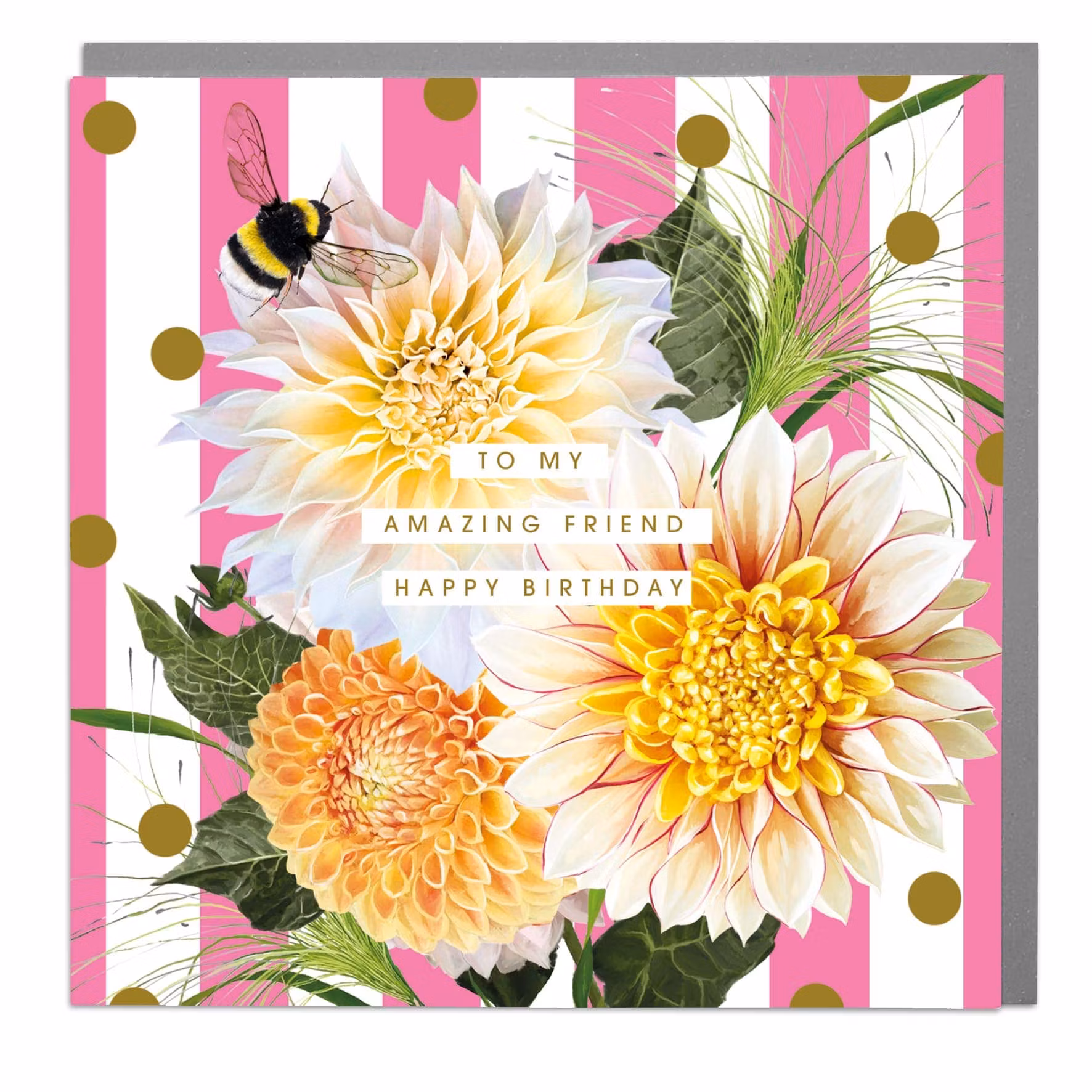 Card Dahlia Beach Amazing Friend