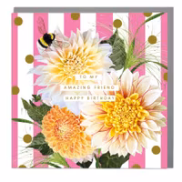 Card Dahlia Beach Amazing Friend