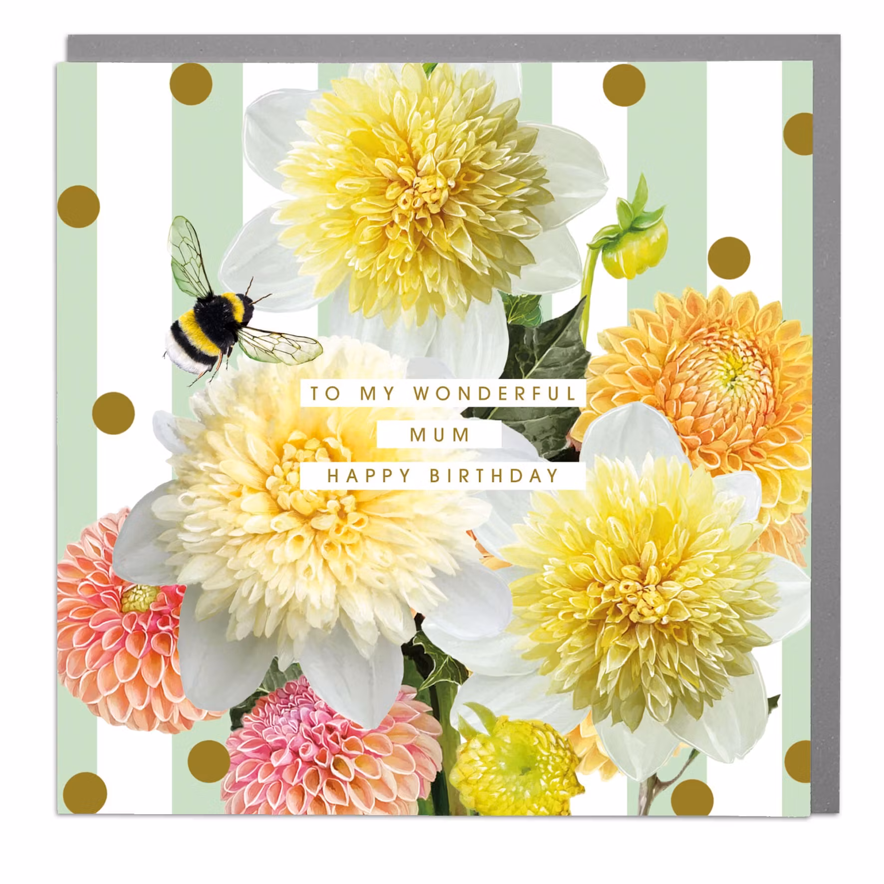 Card Dahlia Beach Mum Birthday