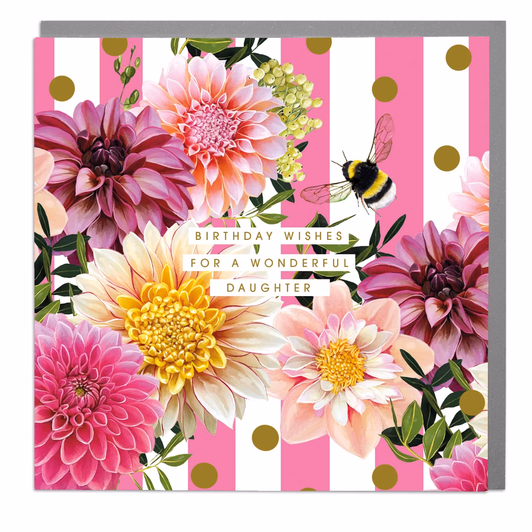Card Dahlia Beach Daughter Birthday