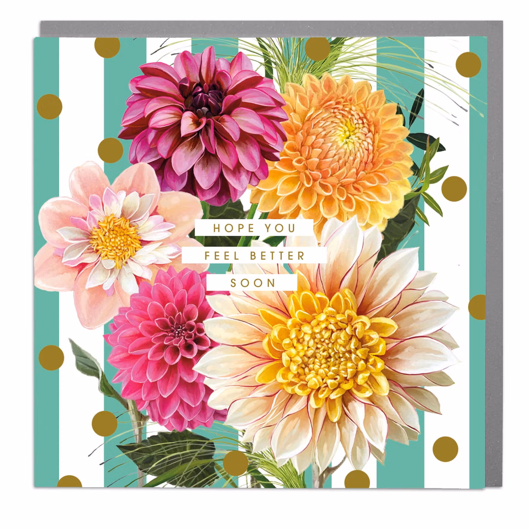 Card Dahlia Beach Get Well Soon