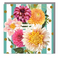 Card Dahlia Beach Get Well Soon