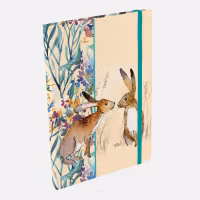 Kissing Hares Notebook A5