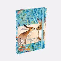 Kissing Hares Sticky Notes Folder
