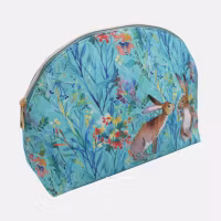 Kissing Hares Cosmetic Bag