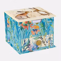 Kissing Hares Memo Cube