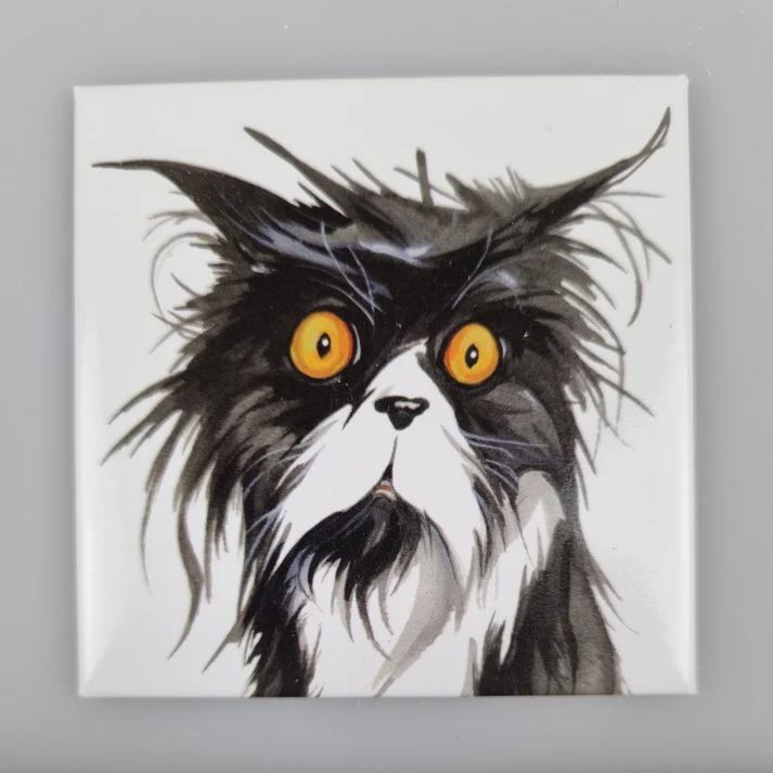 Fridge Magnet Cat Head