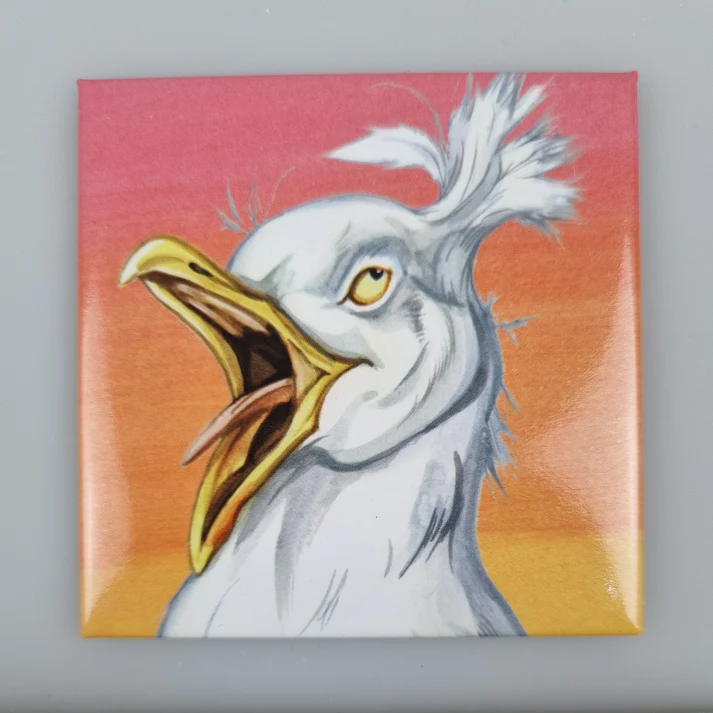 Fridge Magnet Black Headed Gull