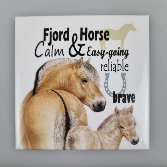 Fridge Magnet Fjord w text