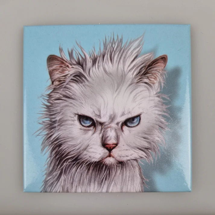 Fridge Magnet Cat Head
