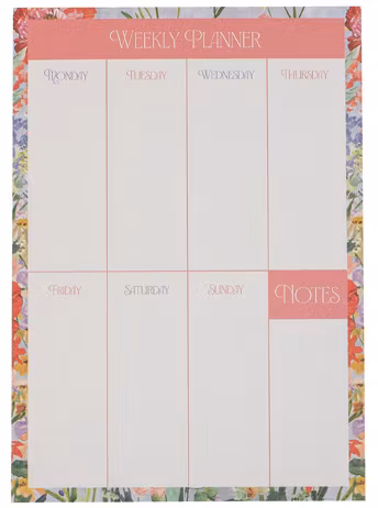 Saffron Weekly Planner