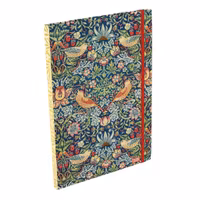 William Morris - Strawberry Thief Notebook A4