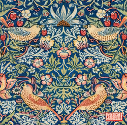 William Morris - Strawberry Thief Noteblock