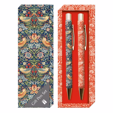 William Morris - Strawberry Thief Gift Pen Set