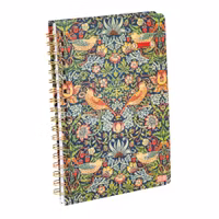 William Morris - Strawberry Thief B5 Lined Notebook
