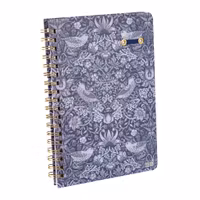 William Morris - Strawberry Thief B5 Lined Notebook