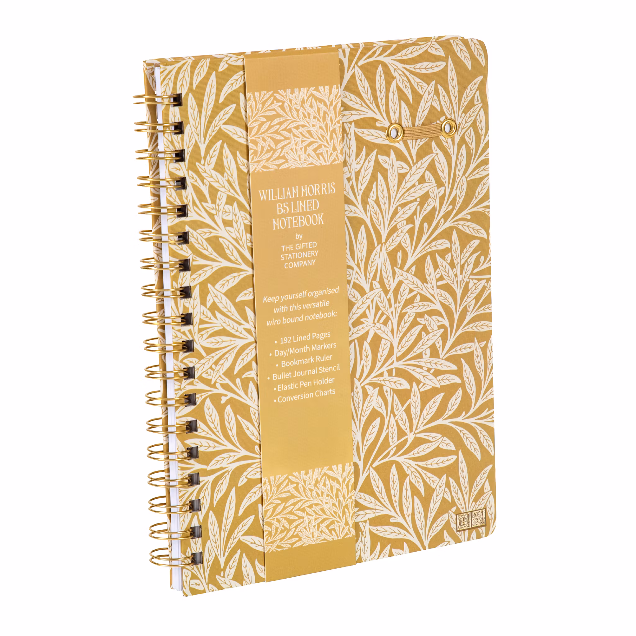 William Morris - Willow & Rose B5 Lined Notebook