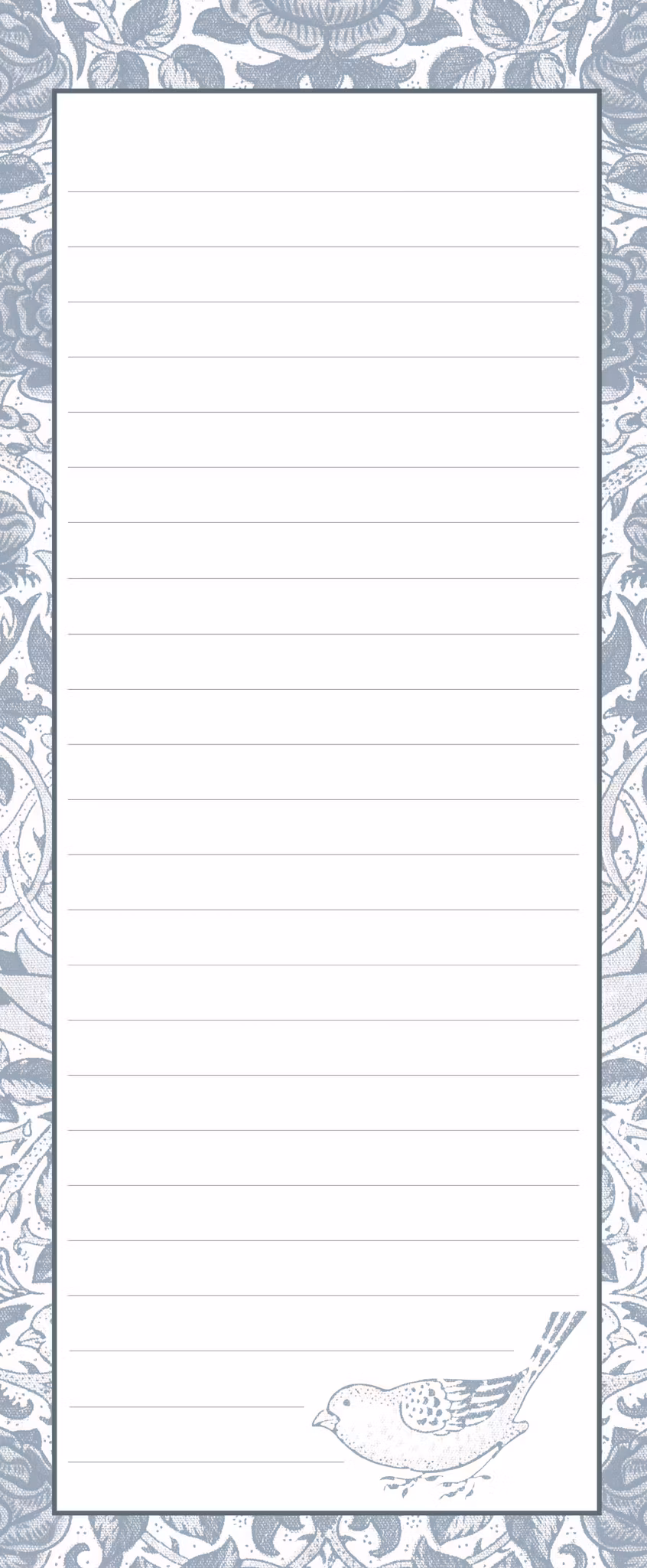 William Morris - Willow & Rose Shoppinglist