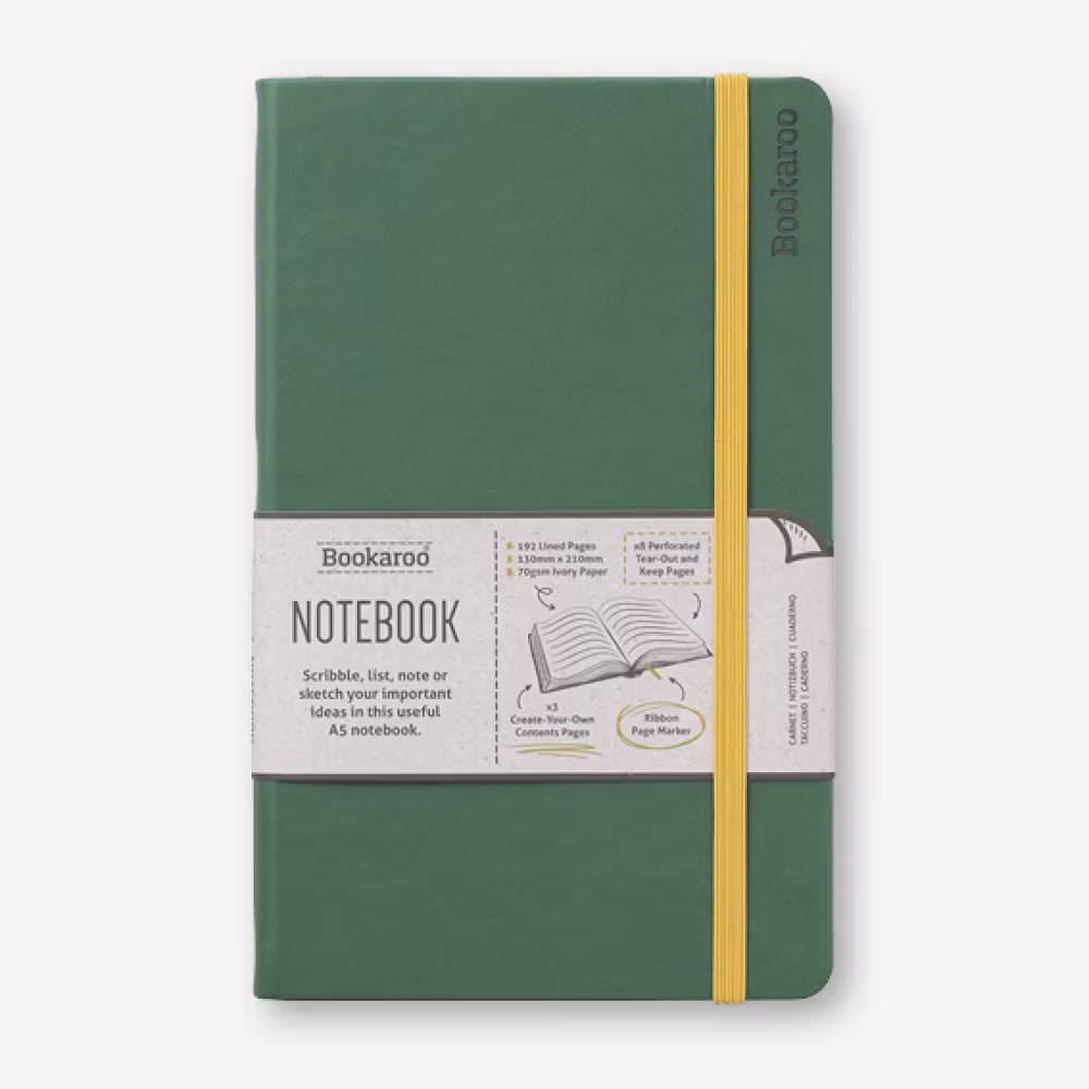 A5 Notebook Forest Green