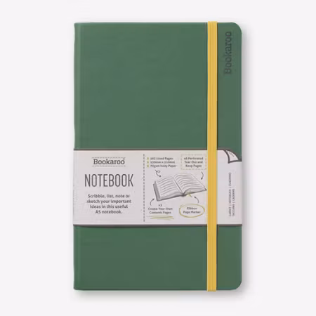 A5 Notebook Forest Green