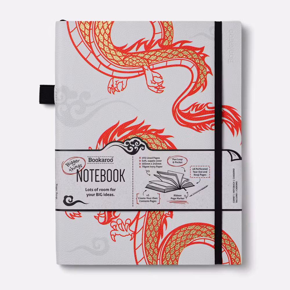Bigger Things Notebook Warrior Dragon