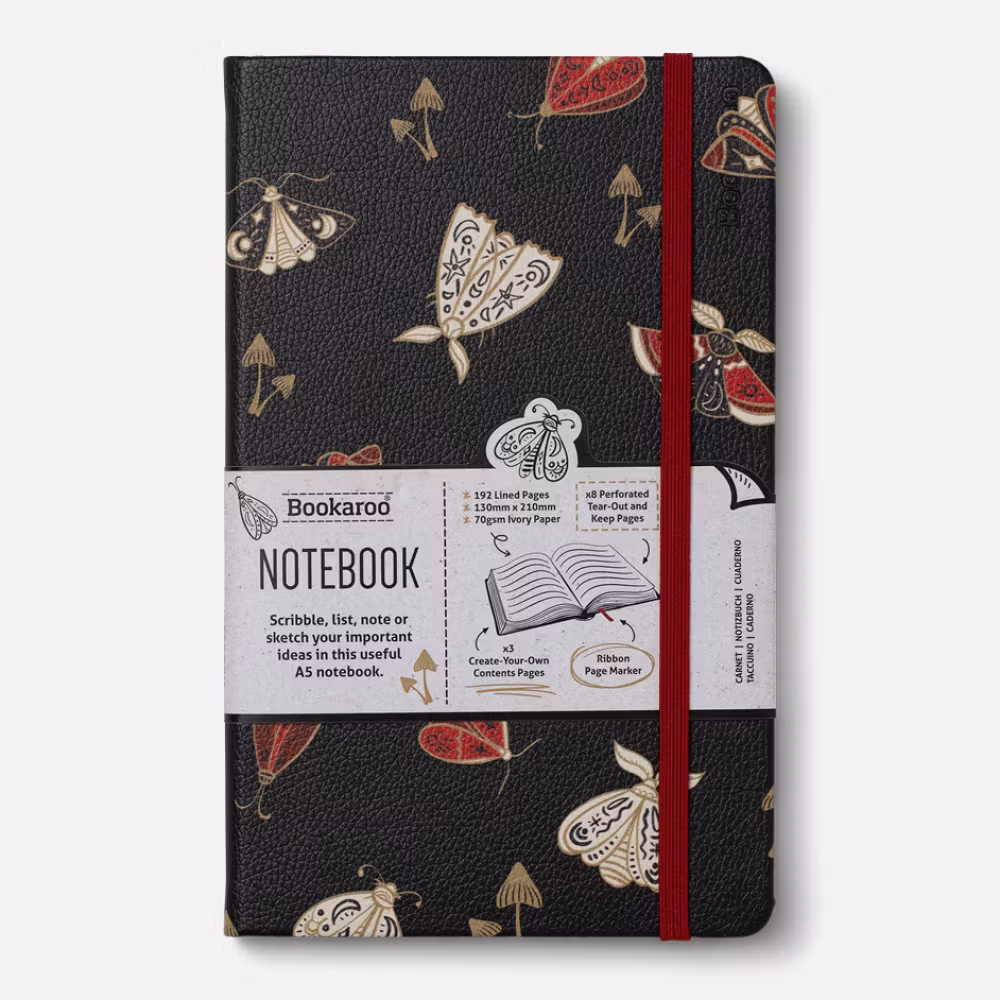 A5 Notebook Moths