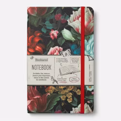 A5 Notebook Dark Floral