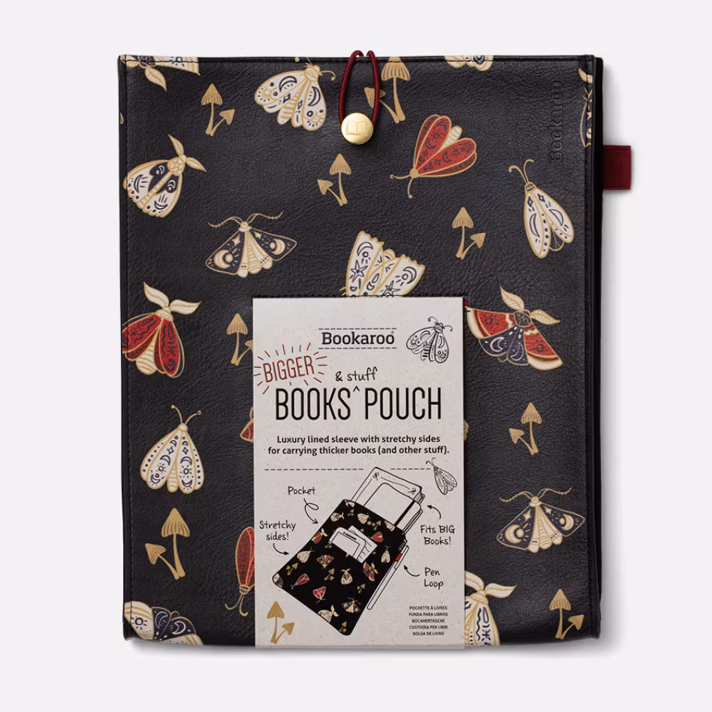 Books & Stuff Pouch Moths