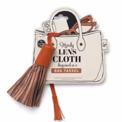 Bag Tassel Lens Cloths - Brown