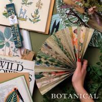 Book Fan - Botanical