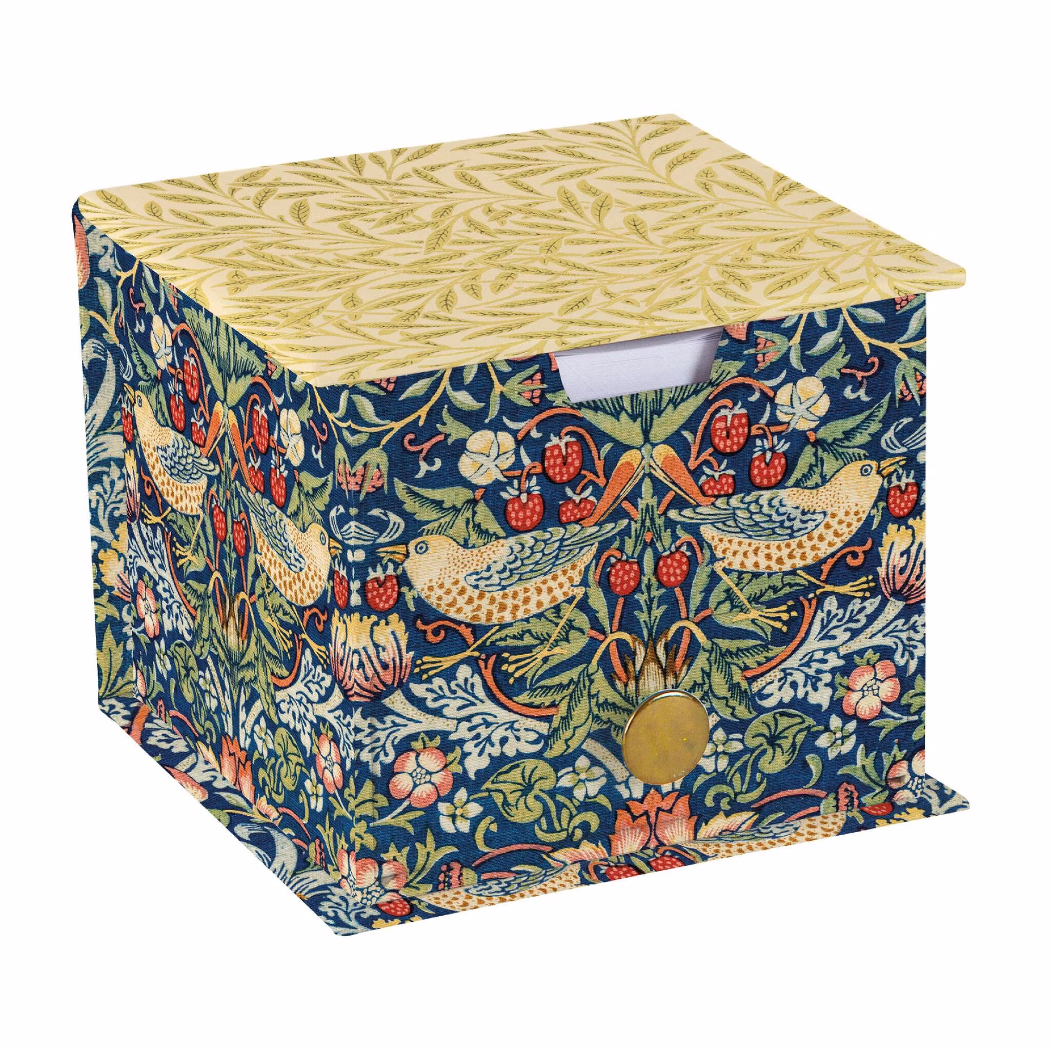 William Morris - Strawberry Thief Memo Cube