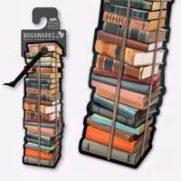 Bookmarks Pile of Books