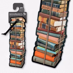 Bookmarks Pile of Books