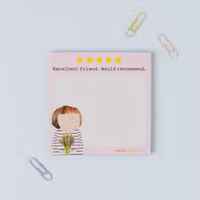 Sticky Jot Five Star Friend