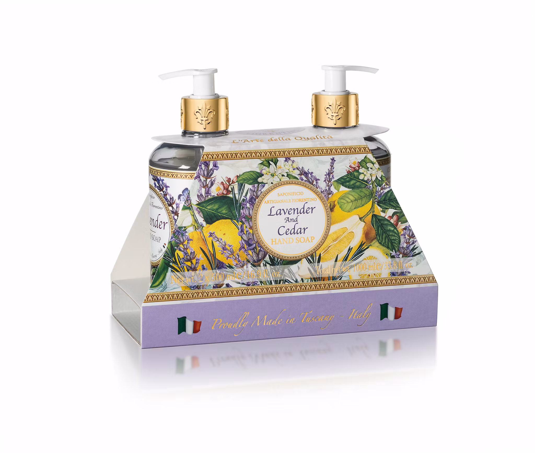 Set Flytande Tvål 2X500ml Lavender & Cedar
