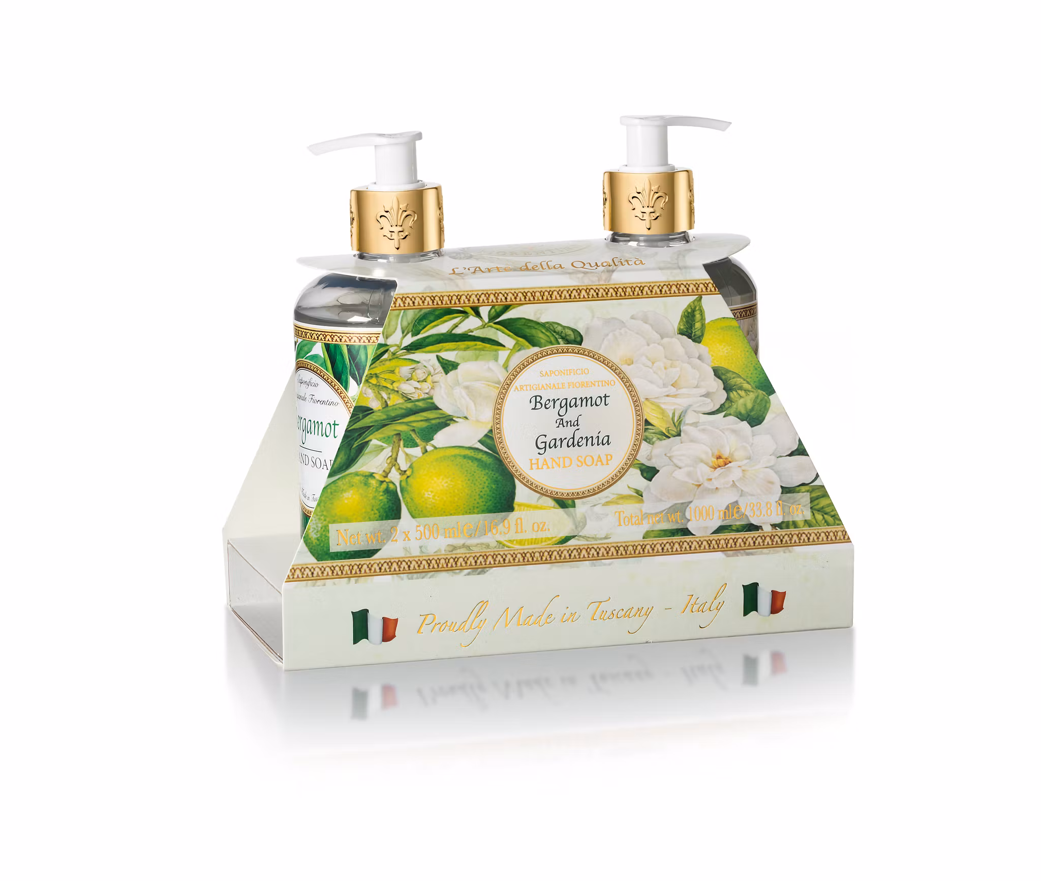 Set Flytande Tvål 2X500ml Bergamot & Gardenia