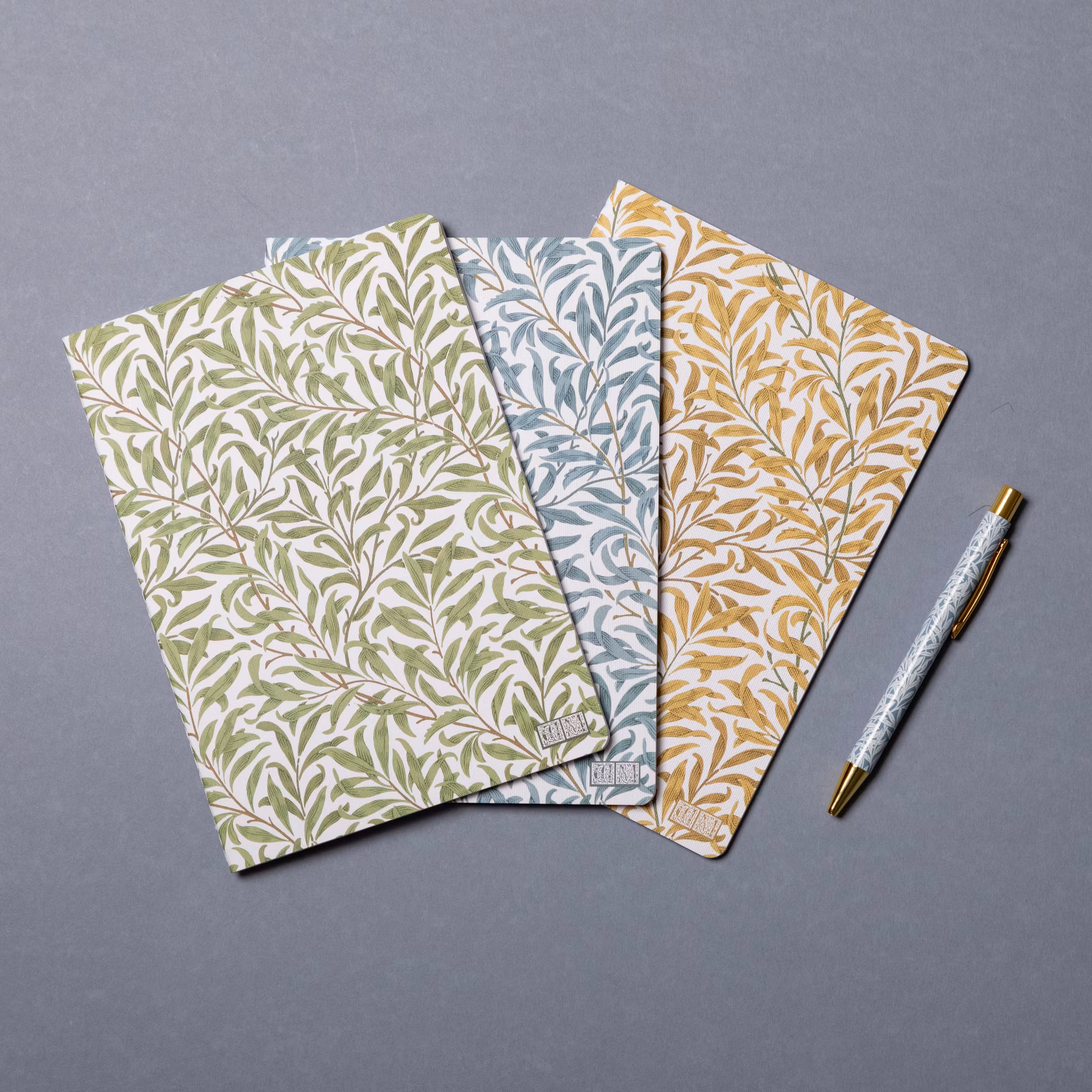 William Morris - Willow & Rose Notebook A5 3-pack