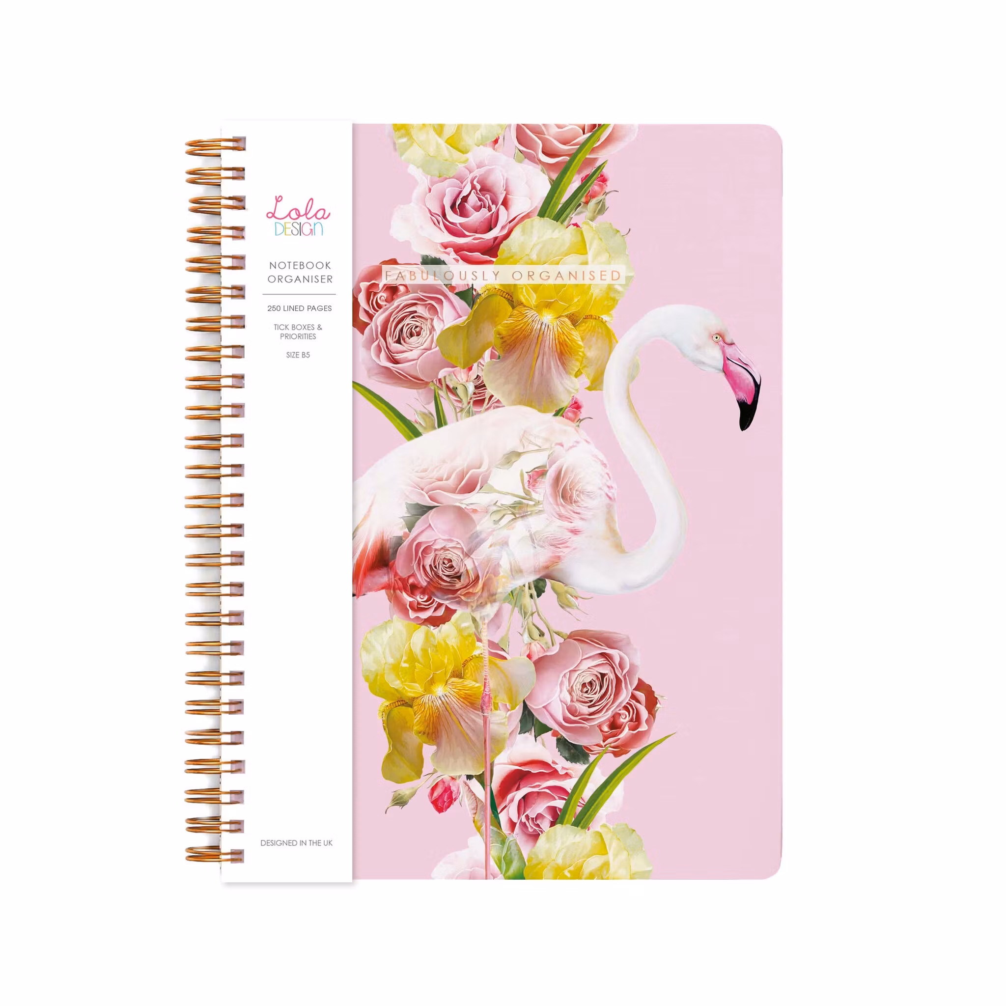Flamingo - Notebook Organiser