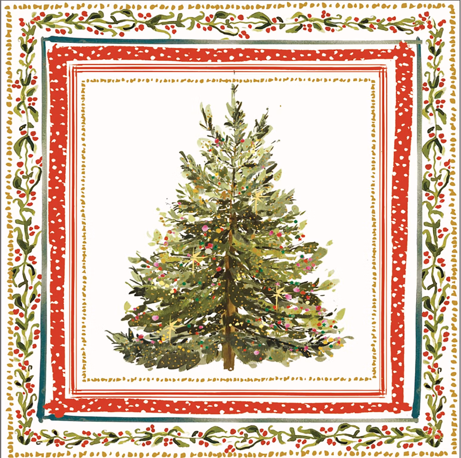 Napkin Pine Portrait