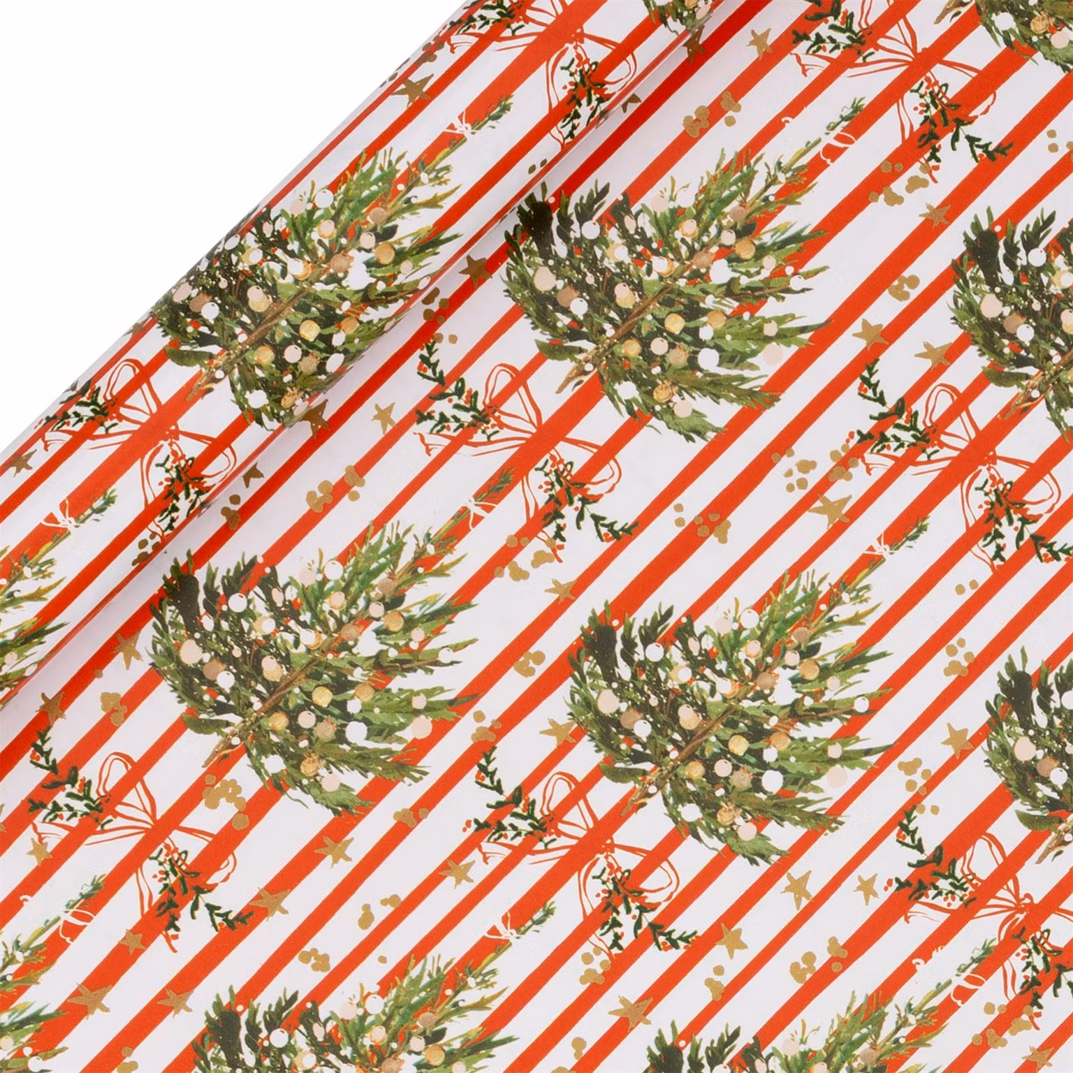 Giftwrap Spruce Red Stripe