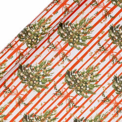 Giftwrap Spruce Red Stripe