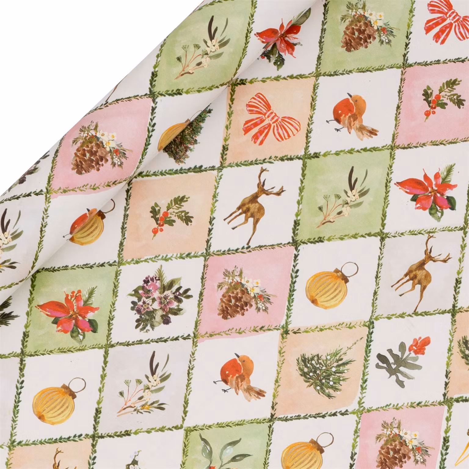 Giftwrap Winter Weave Pine Mist