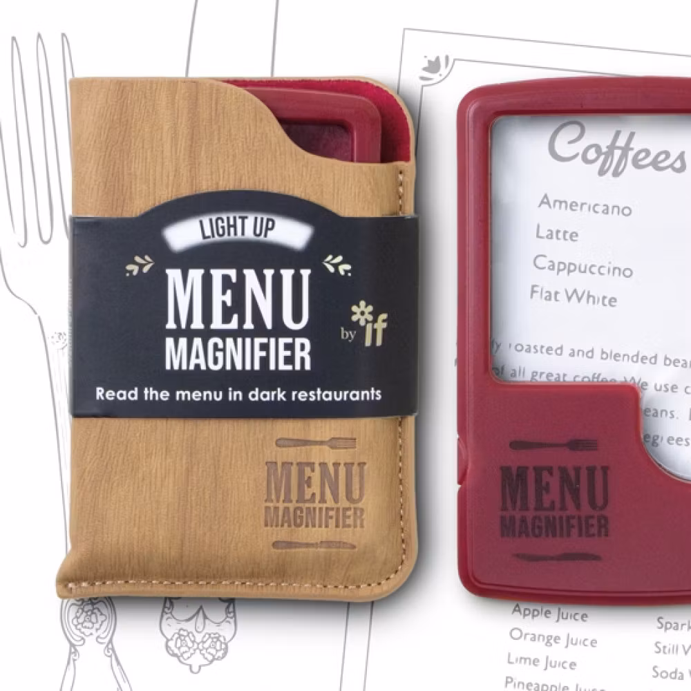 Light Up Menu Magnifier Wine