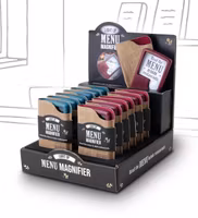 Light Up Menu Magnifier Display
