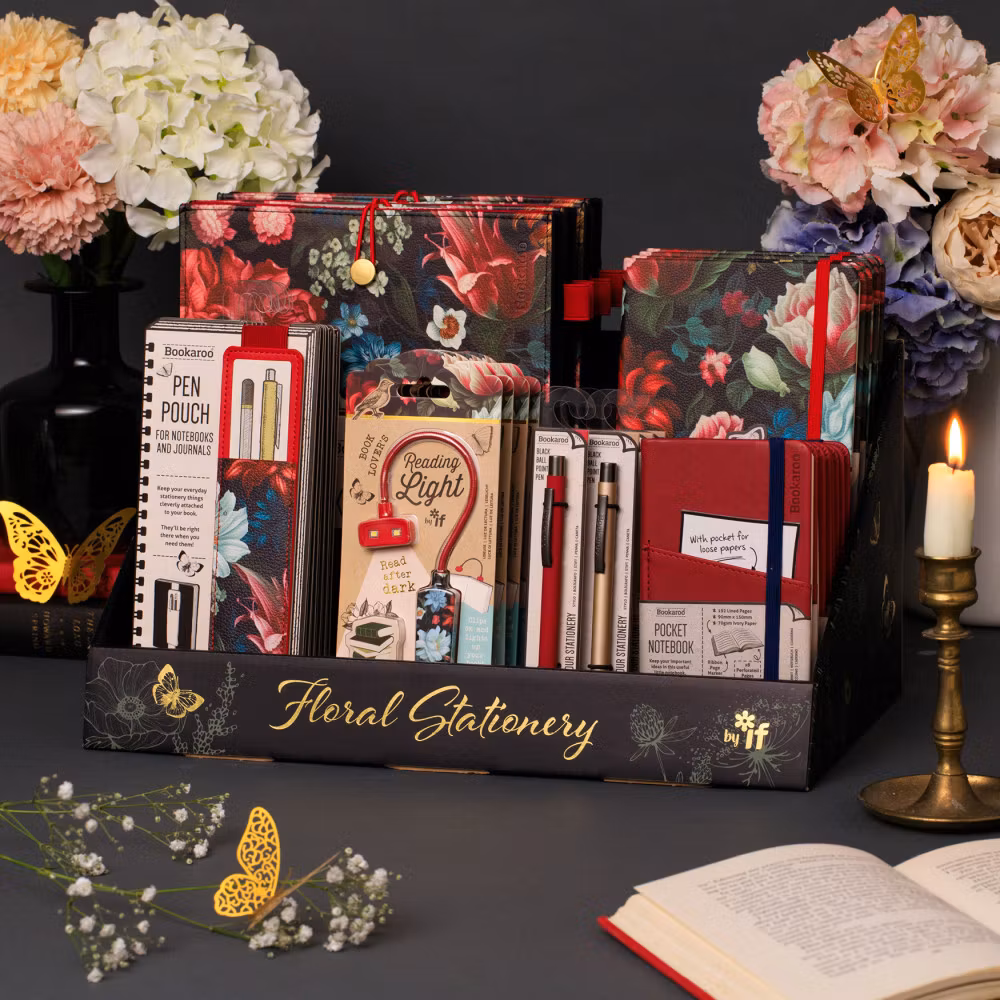 Floral Stationery Display