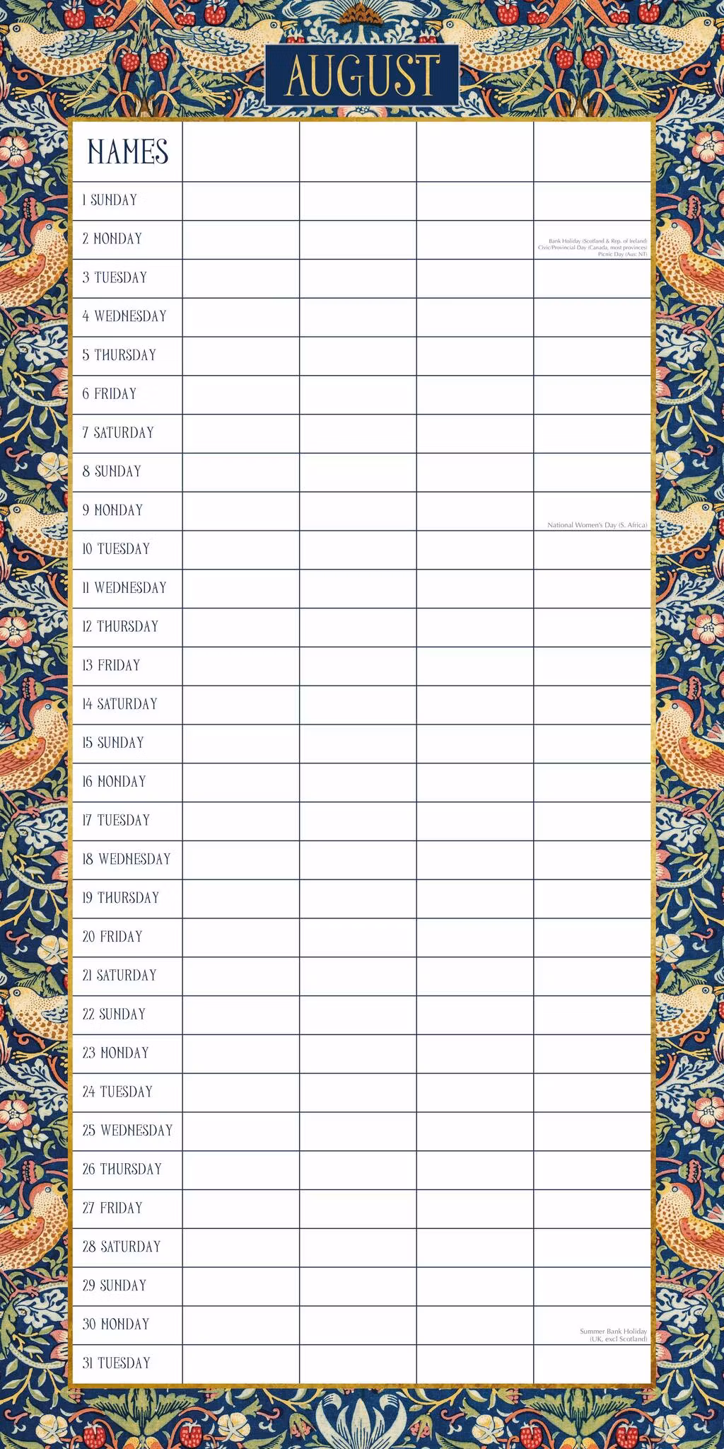 William Morris - organiser