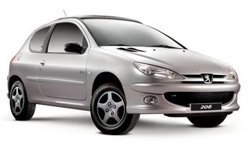 Window tint Peugeot 206 3-d