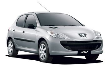 Window tint Peugeot 207 5-d